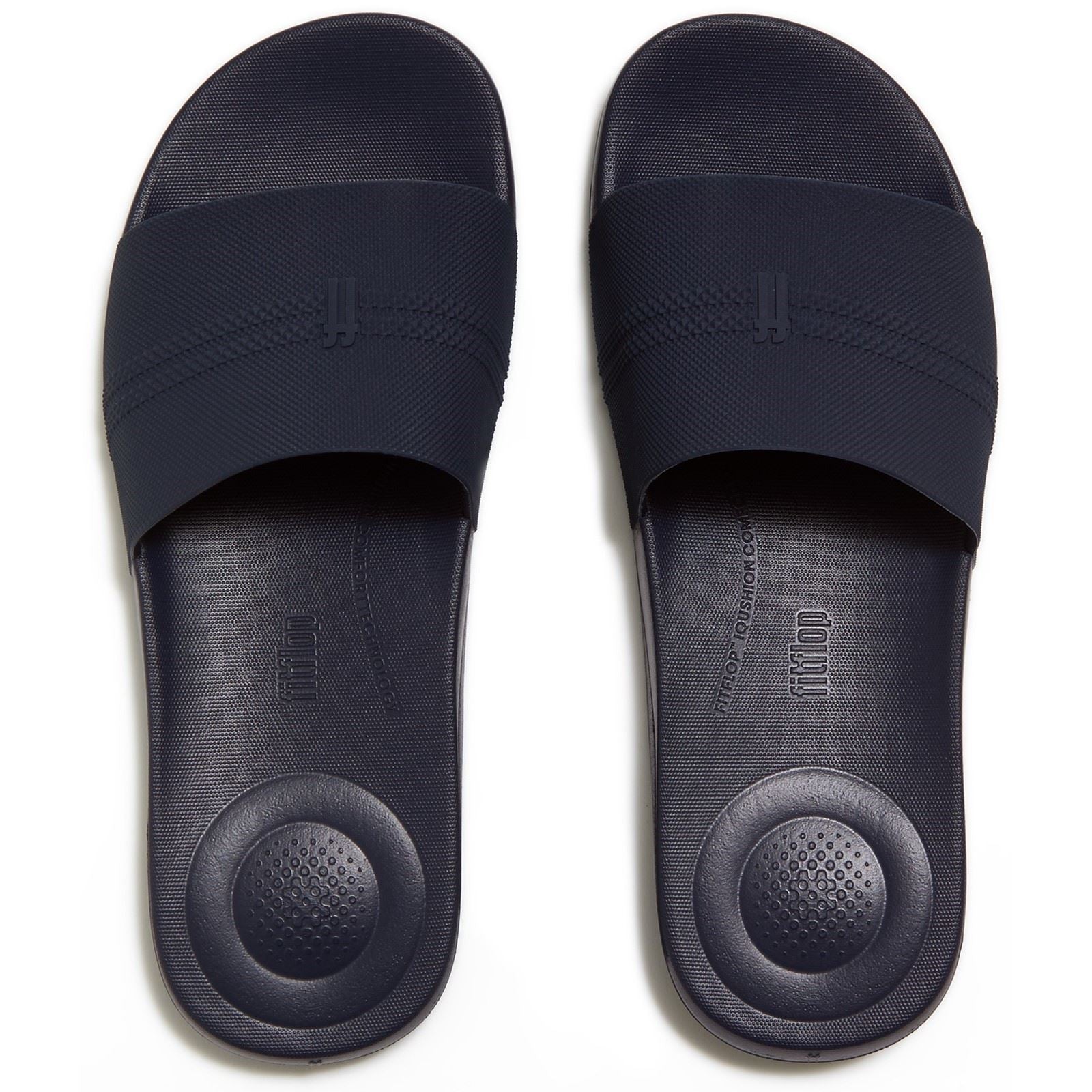 Fitflop iQushion Pool Sandales En Polyuréthane Pour Hommes Bleu Nuit