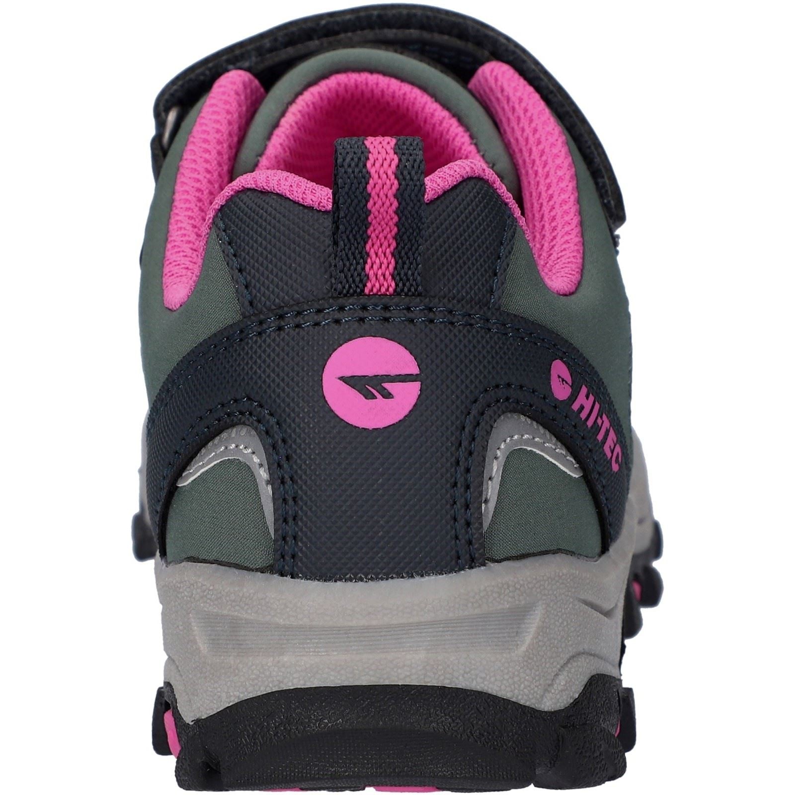 Hi-Tec Blackout Low Bottes De Randonnée En Polyester Soft Shell Pour Fille Couleur Dark Forest/India Ink/Rose