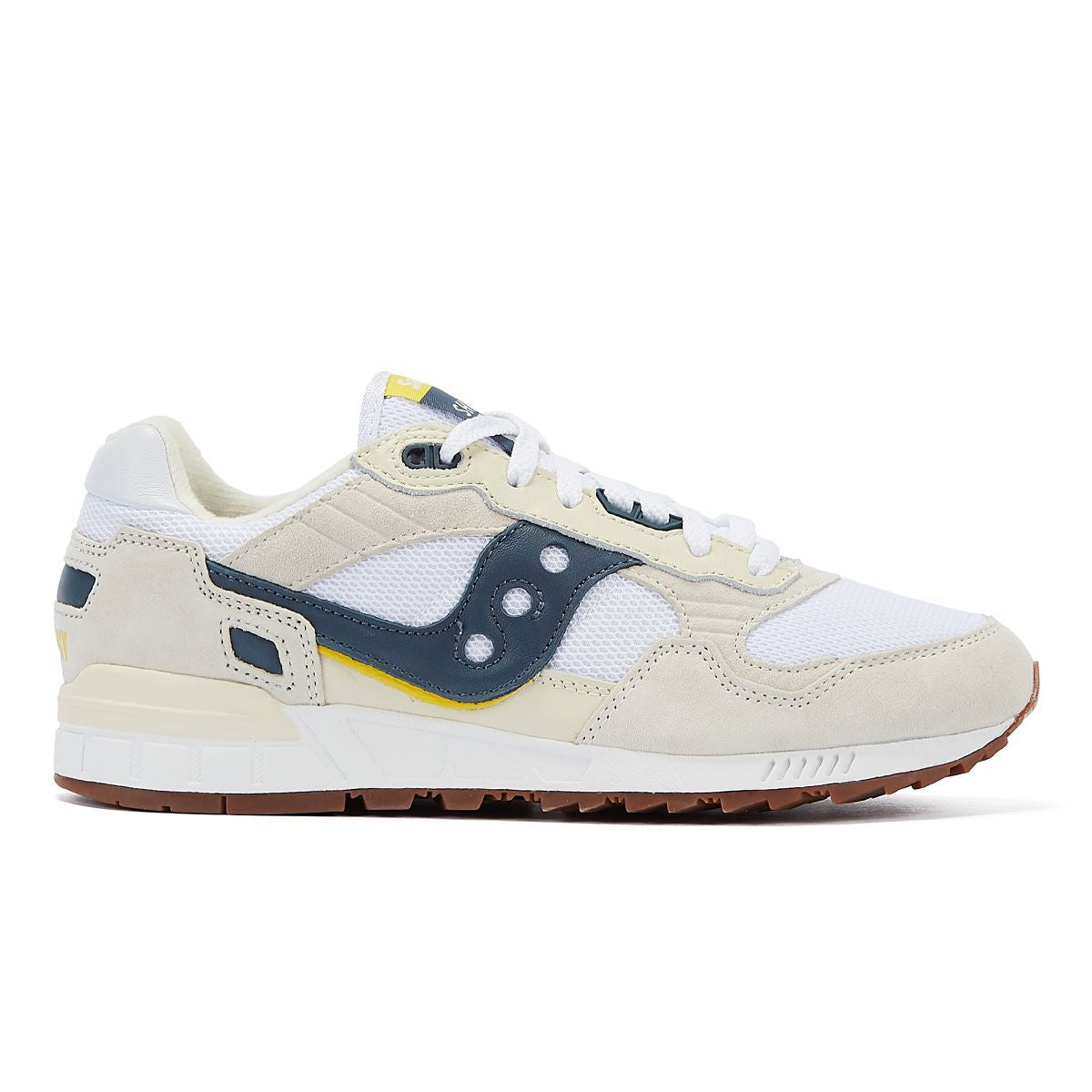 Saucony Shadow 5000 Baskets En Daim Blanc/Bleu