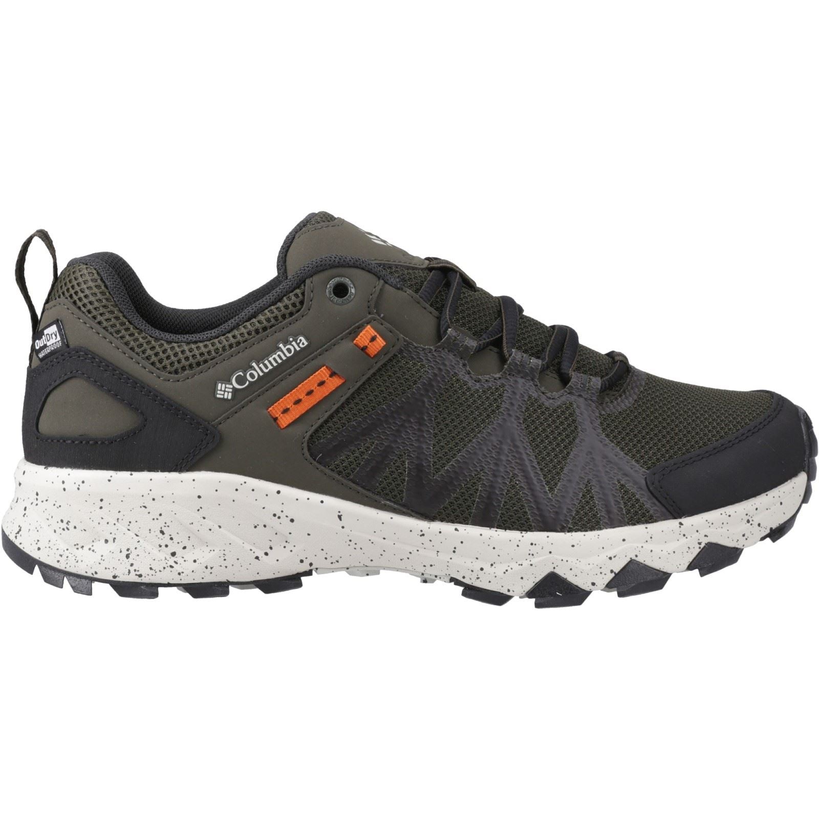 Columbia Peakfreak II Outdry Bottes De Randonnée Pour Hommes En Polyester Vert Olive Profond/Soleil Désert