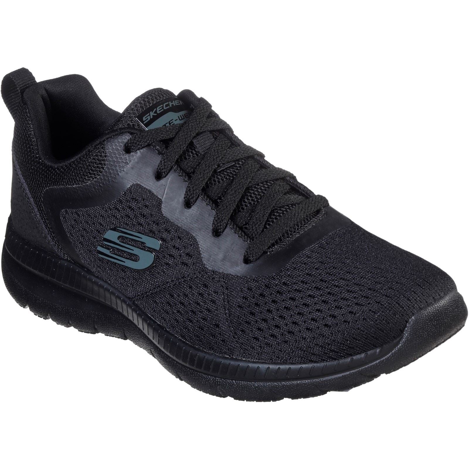 Skechers Bountiful Quick Path Sneakers Noires Pour Femmes En Textile