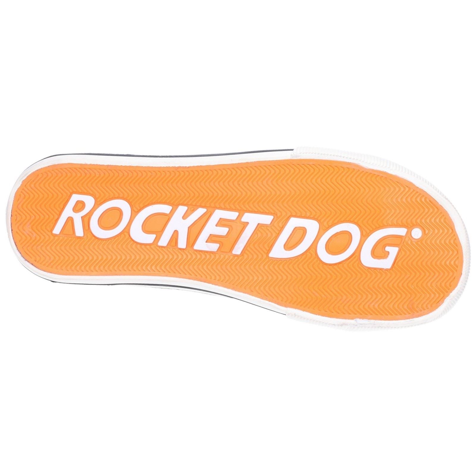 Rocket Dog Jazzin Eden Stripe Baskets Multicolores Rouges En Coton Pour Femmes