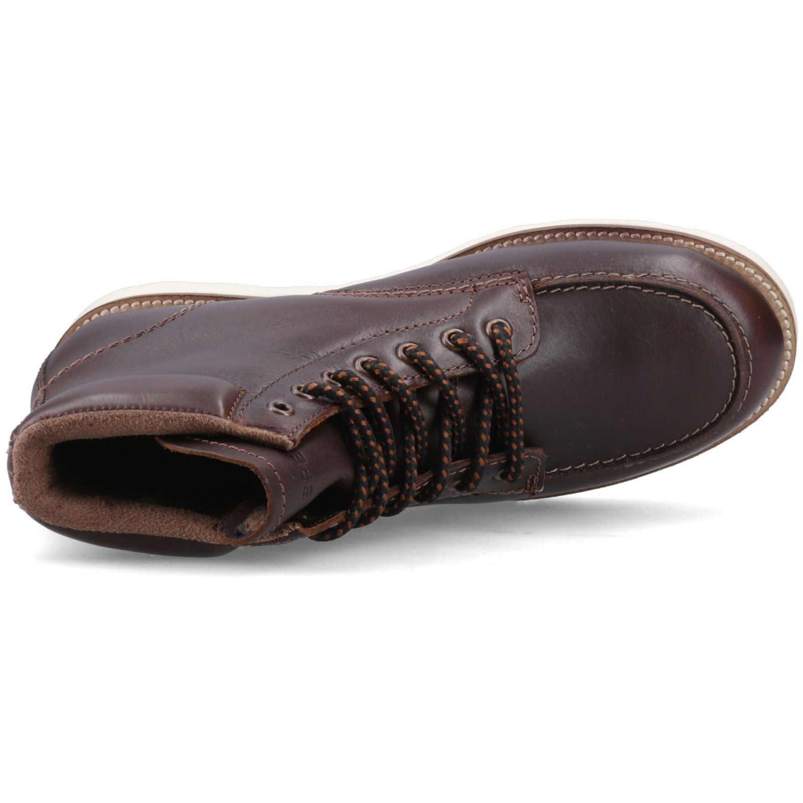 Sperry Boston Bottines En Cuir Pour Hommes Chocolat