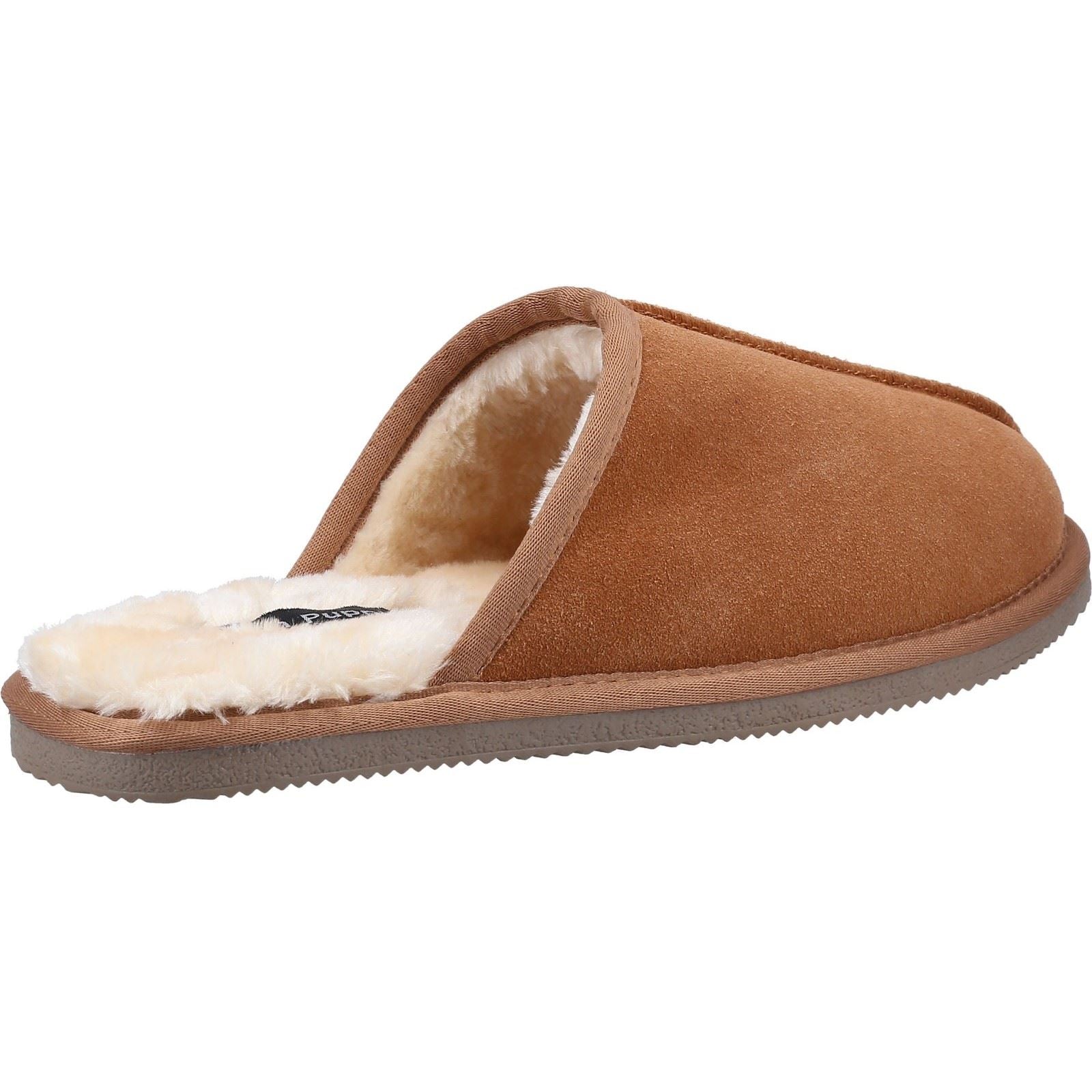 Hush Puppies Coady Chaussons Pour Hommes En Daim Couleur Beige