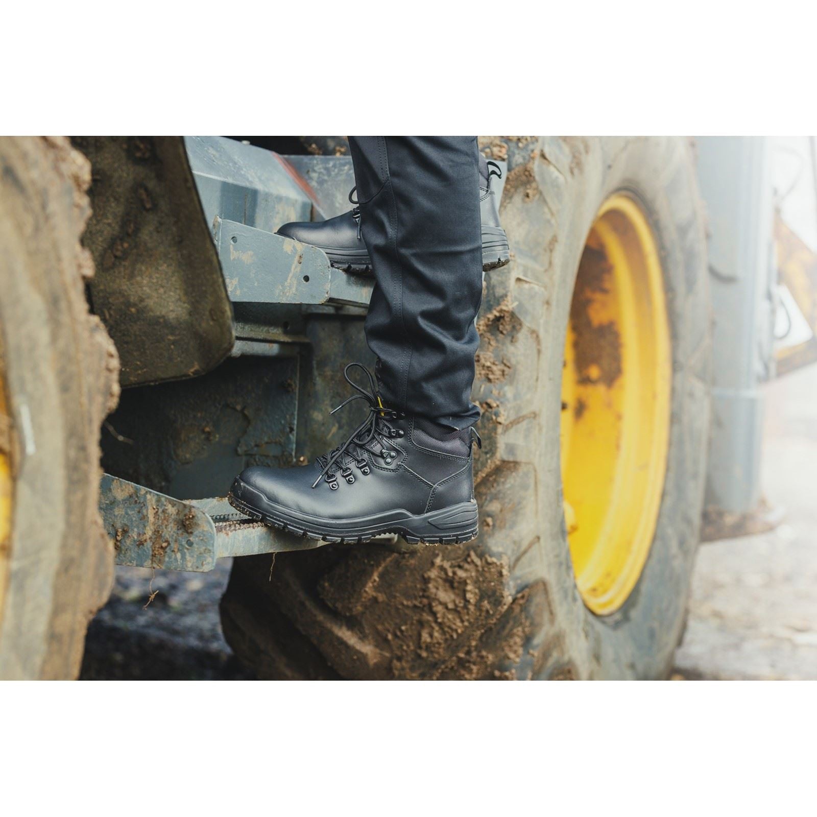 Amblers Safety Bottes De Sécurité Noires En Cuir Deux Cent Cinquante-Huit
