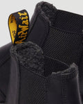 Dr. Martens 2976 WL Grizzly Bottes Noires En Cuir