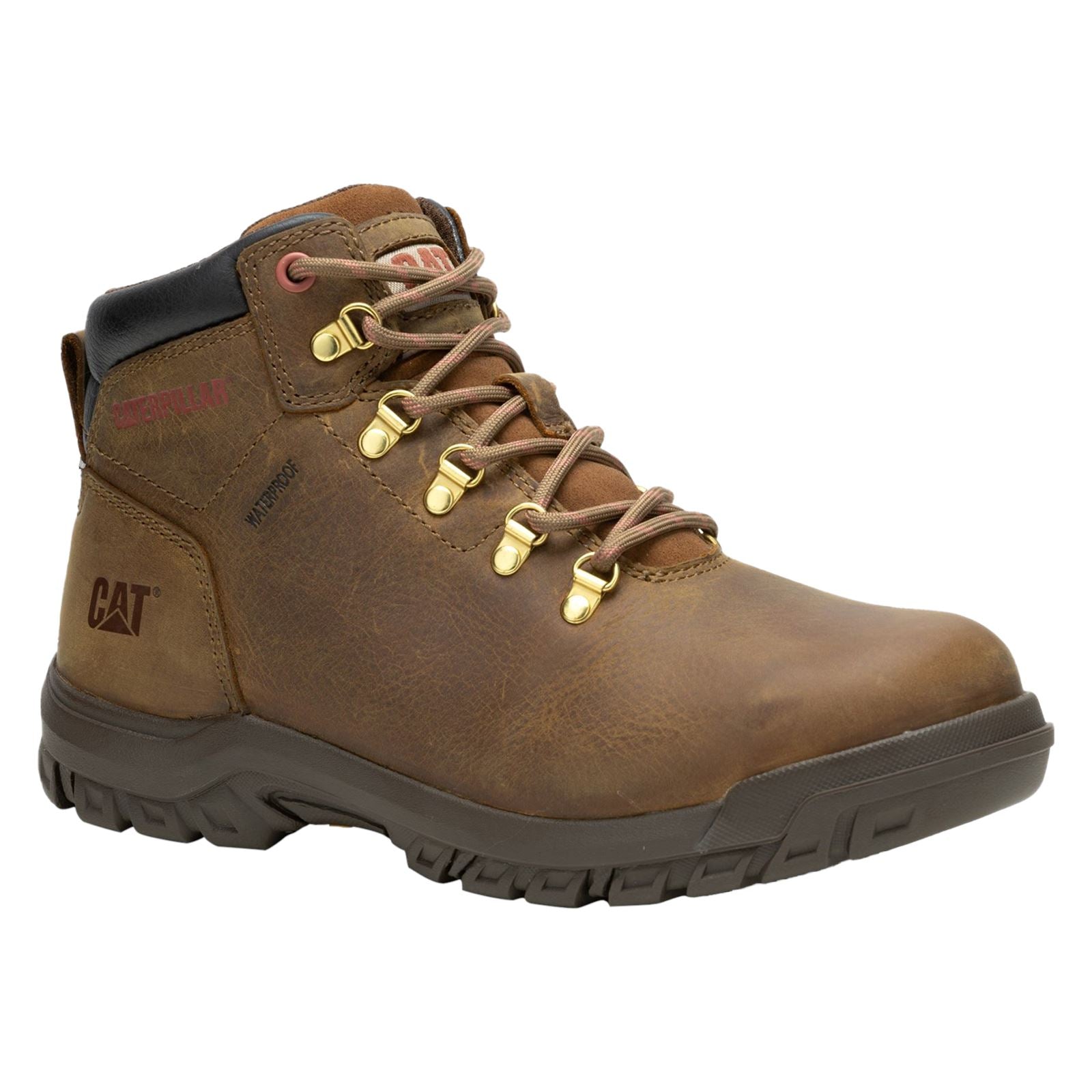 Caterpillar Bottes De Sécurité Pyramidales Pour Femmes Mae En Cuir