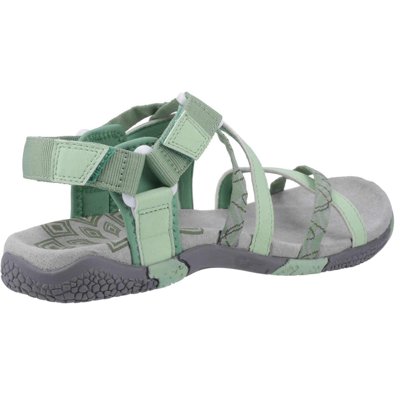 Cotswold Sunhill Sandales Vertes Pour Femme En Nubuck
