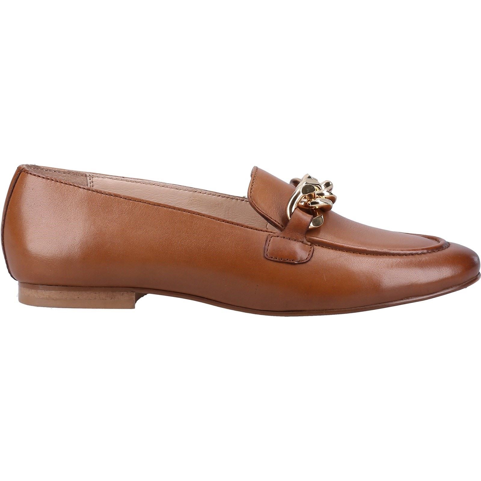 Hush Puppies Harper Chain Mocassins En Cuir Pour Femmes, Couleur Fauve