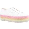 Superga 2790 Multicolor Rope Baskets Pour Femmes En Coton 100 % Blanc/Bonbon Multicolore