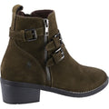 Hush Puppies Jenna Bottes En Cuir Pour Femme Couleur Khaki