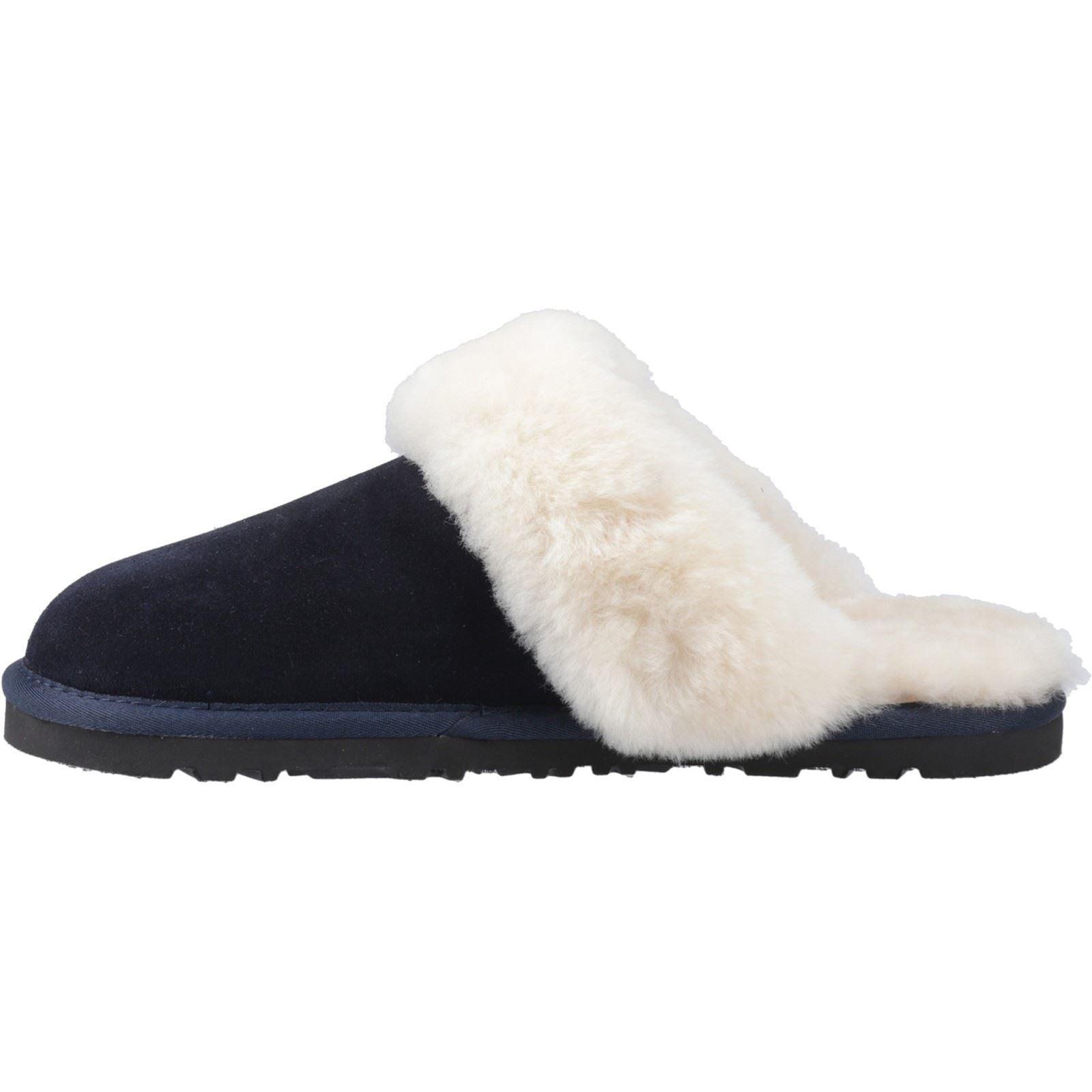 Hush Puppies Samantha Chaussons Pour Femme En Suède Marine