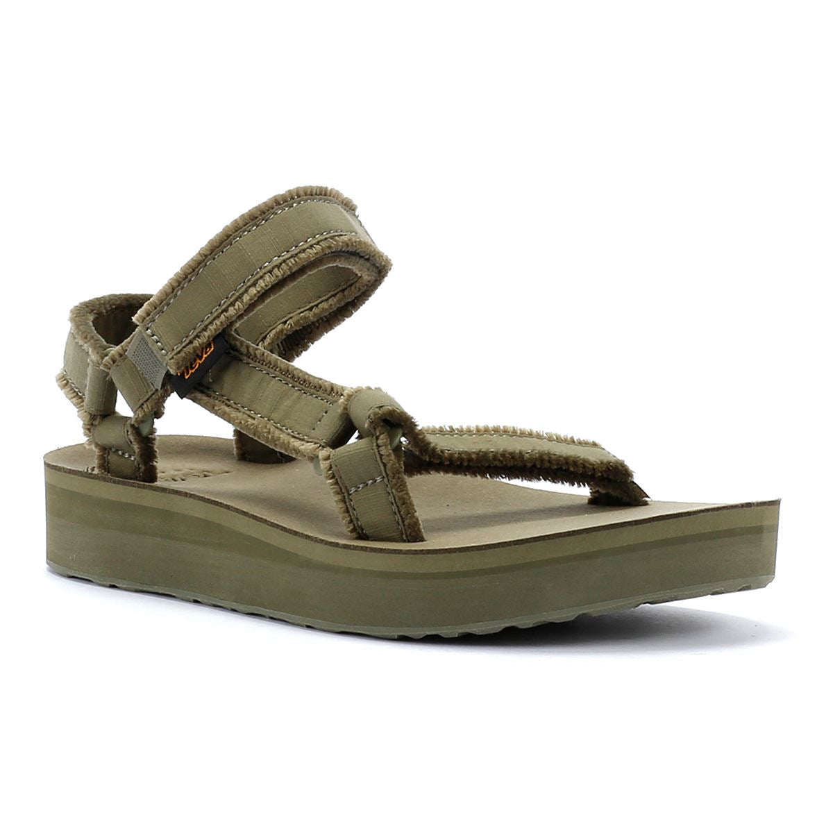 Teva Midform Universal Sandales En Synthétique Pour Femmes De Couleur Olive