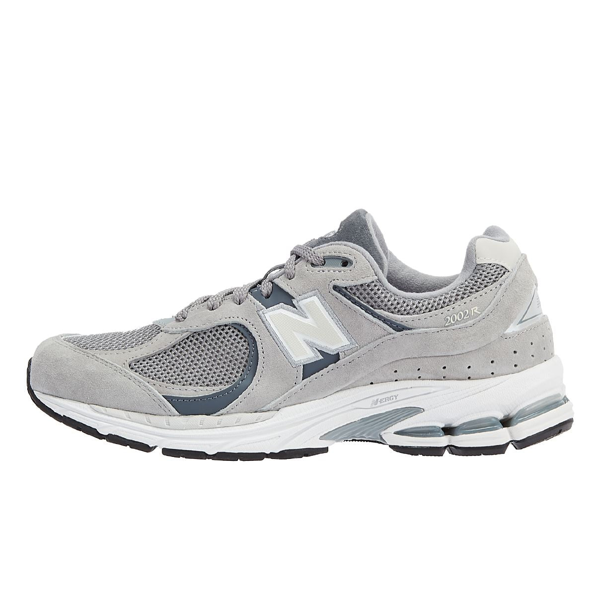 New Balance 2002 Chaussures De Sport En Daim Gris Acier