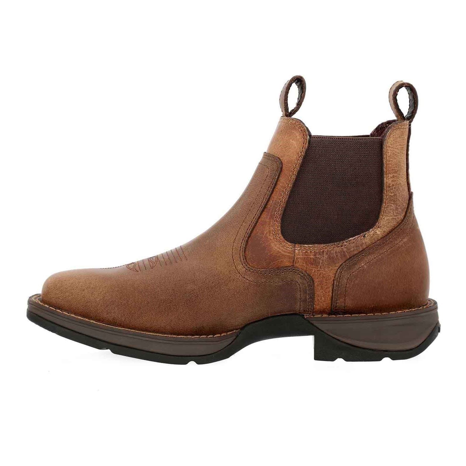 Durango Red Dirt Rebel Bottes De Cheville En Cuir Pour Hommes Old Town Brun/beige
