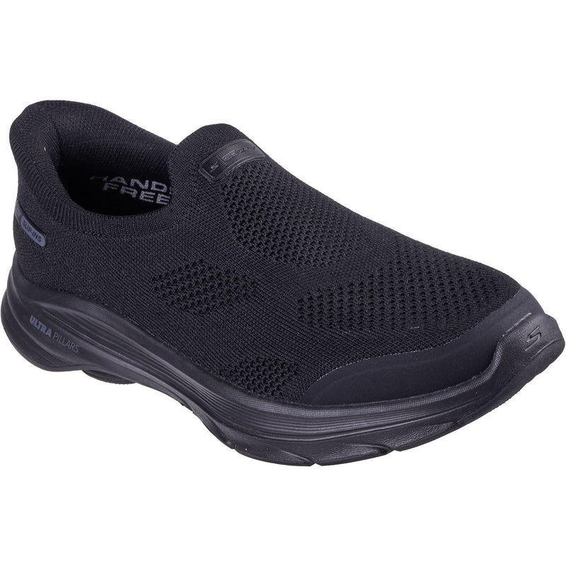 Skechers Go Walk 8 Nova Chaussures De Sport Noires Pour Femmes En Polyester