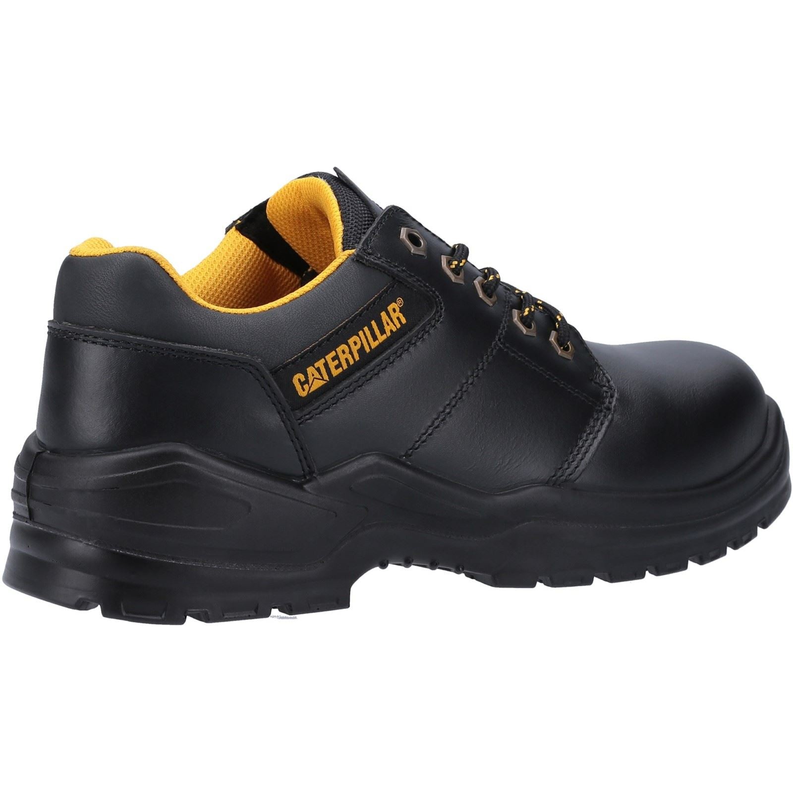 Caterpillar Chaussures De Sécurité En Cuir Noir Striver Low S3