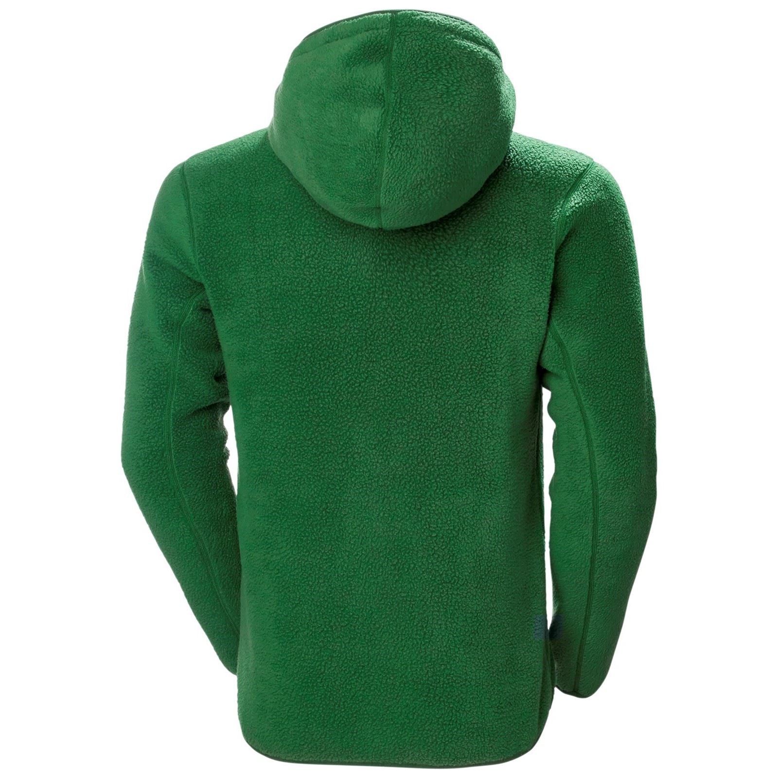 Helly Hansen Workwear Heritage Pile Hoodie Veste En Polaire Verte Pour Homme