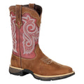 Durango Lady Rebel Bottes En Cuir Pour Femmes Marron/Rouge Rouille Briar