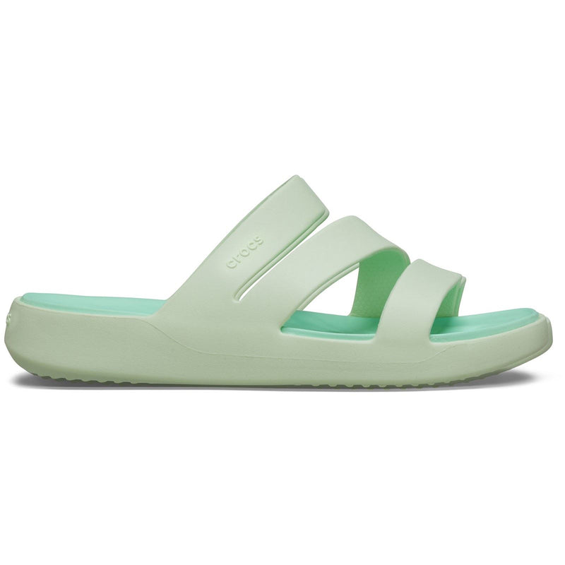 Crocs Getaway Strappy Sandales Pour Femmes En Matière Plastique De Couleur Jade