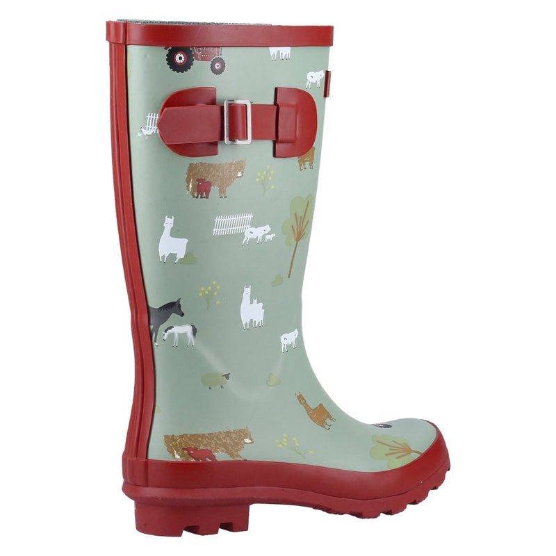 Cotswold Farmyard Junior Bottes En Caoutchouc De Ferme Wellington