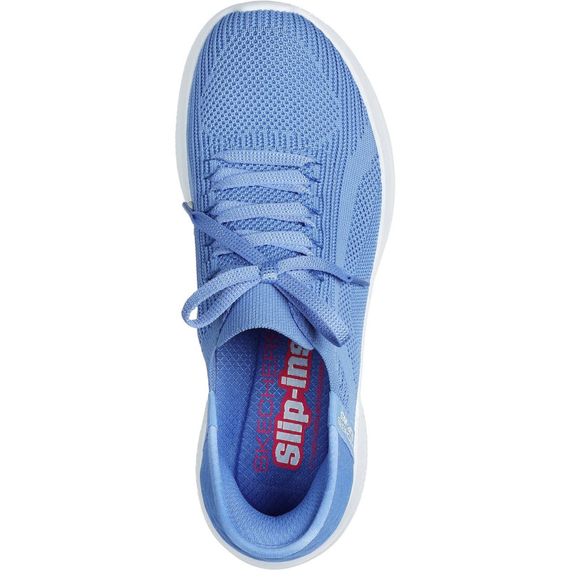 Skechers Ultra Flex 3.0 Brilliant Path Baskets En Toile Pour Femmes De Couleur Pervenche