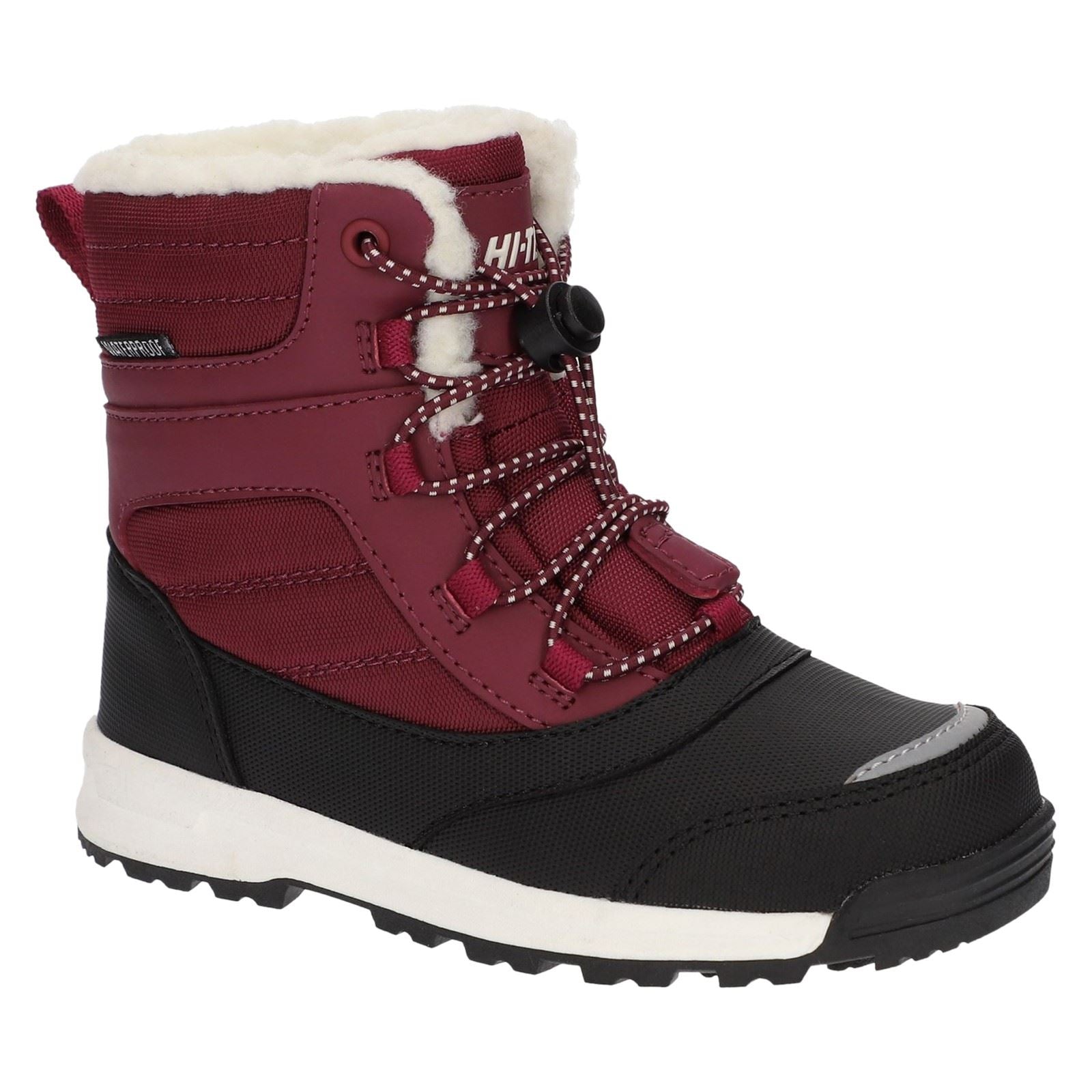 Hi-Tec Leo Nylon Bottes Mi-mollet D'hiver Unisexe Pour Enfant, Baie