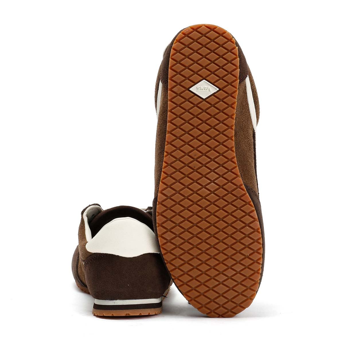 Vans Super Lowpro Baskets Brunes Pour Femmes Suede