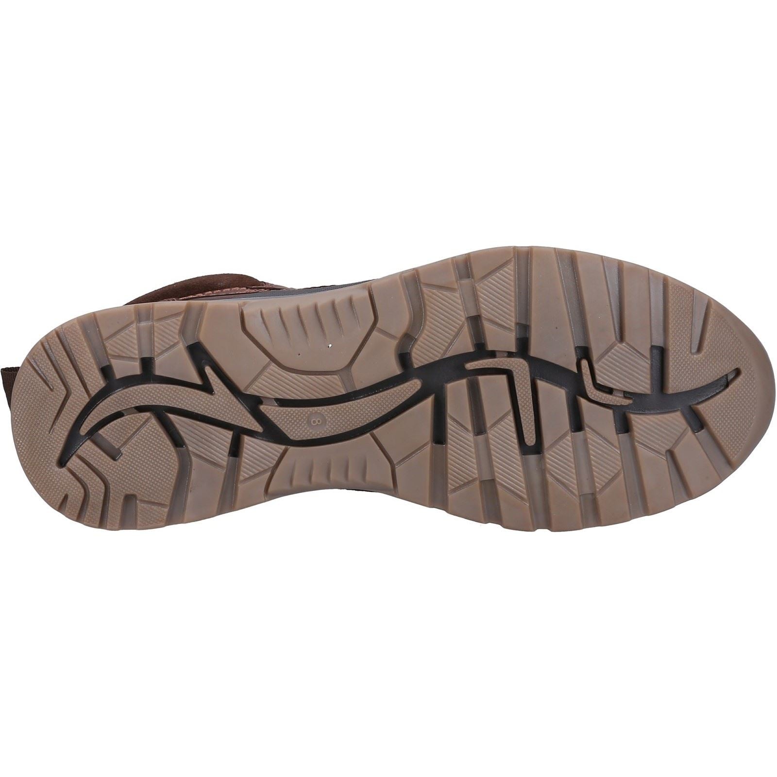 Hush Puppies Palmer Bottes En Cuir Marron Pour Hommes