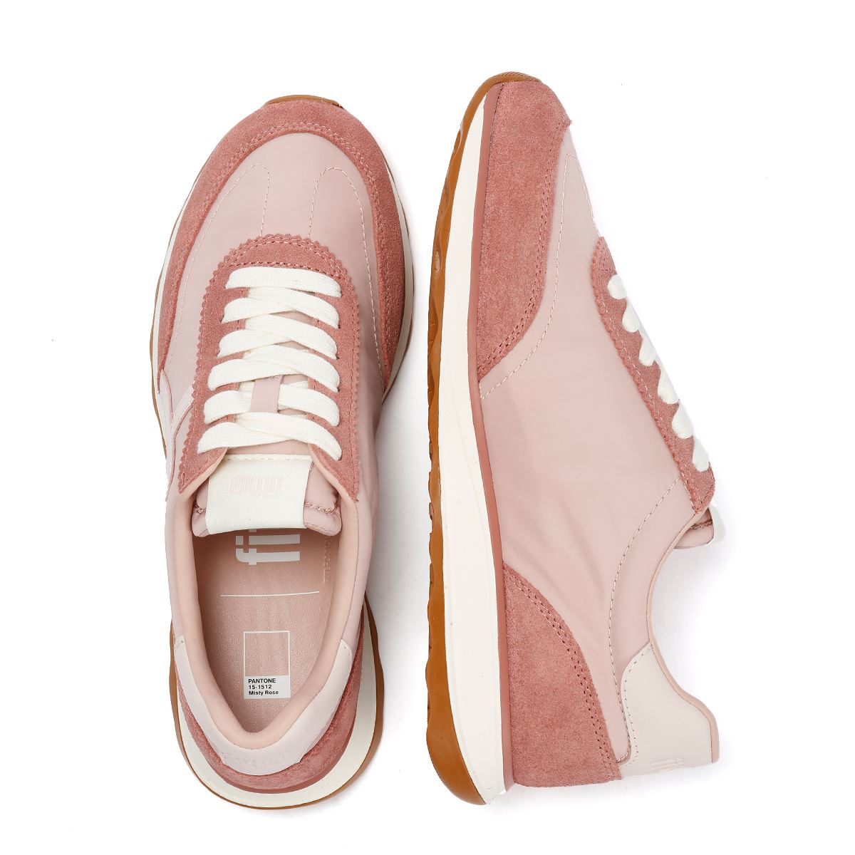 FitFlop X Pantone Retro-Q Baskets Roses Pour Femmes Suede