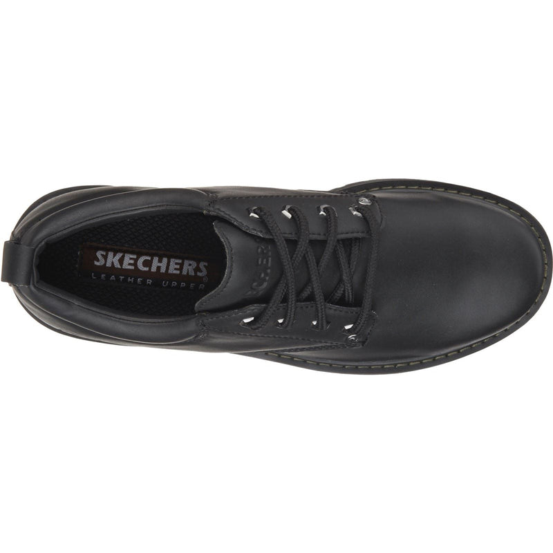 Skechers Tom Cats Chaussures En Cuir Noir À Lacets Pour Hommes