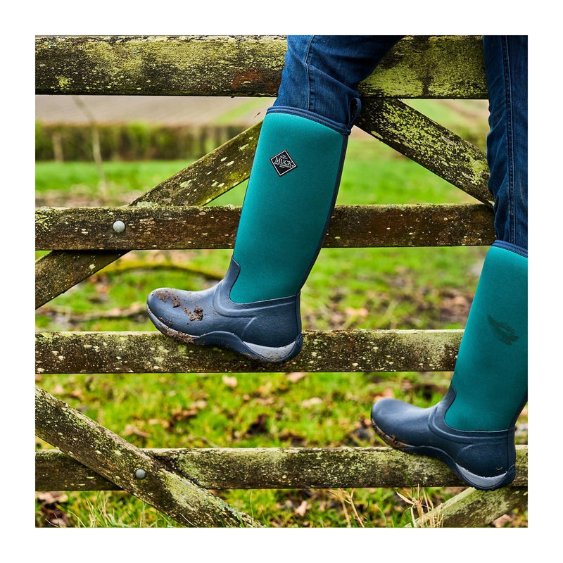 Muck Boots Arctic Adventure Bottes D'hiver Hautes Pour Femmes En Néoprène Bleu Marine/sapin