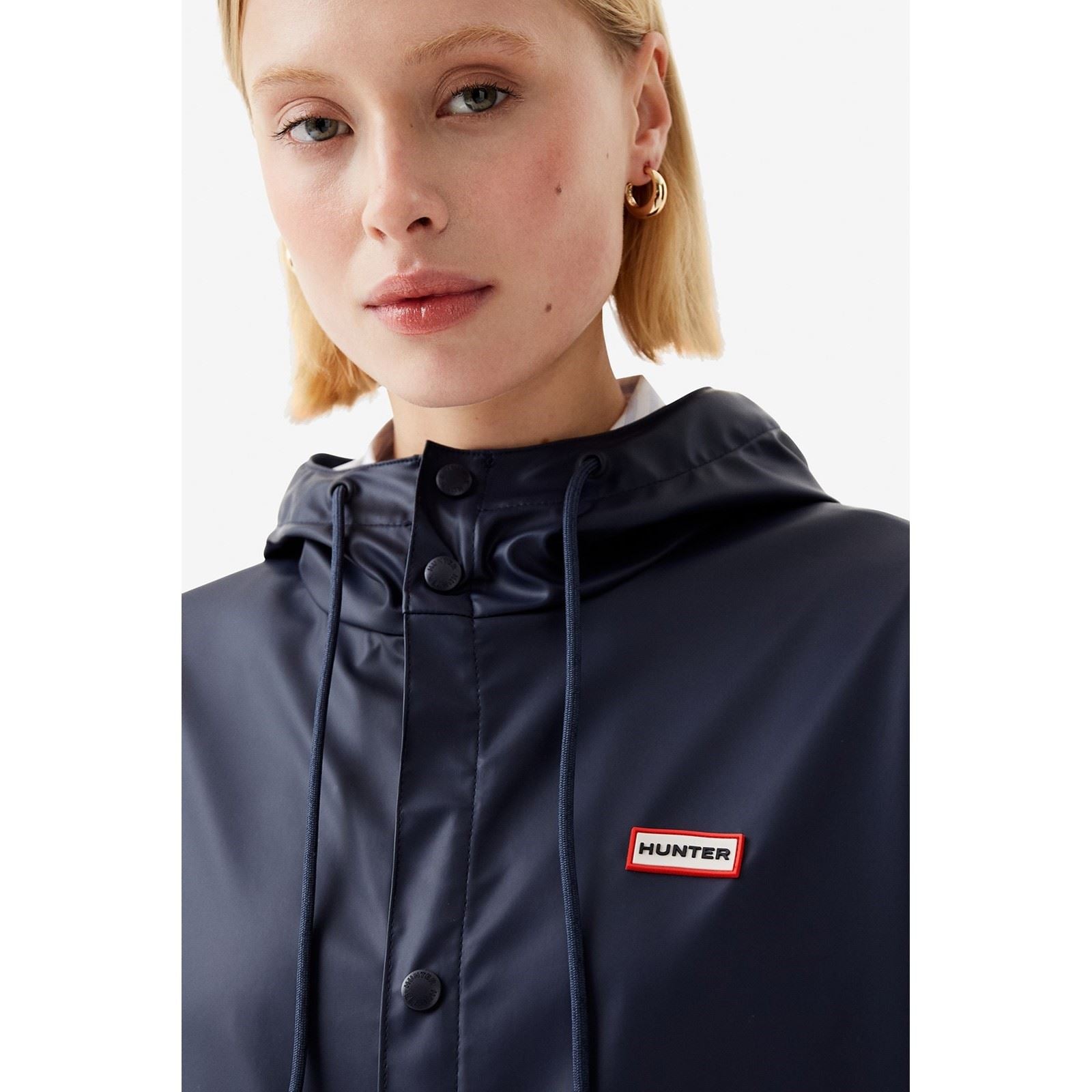Hunter Izzy Hooded Veste Bleue Unisexe Pour Adultes