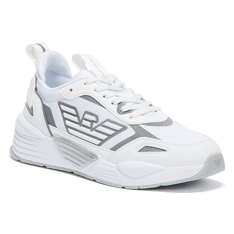 Emporio Armani EA7 Ace Runner Mens White / Silver Trainers