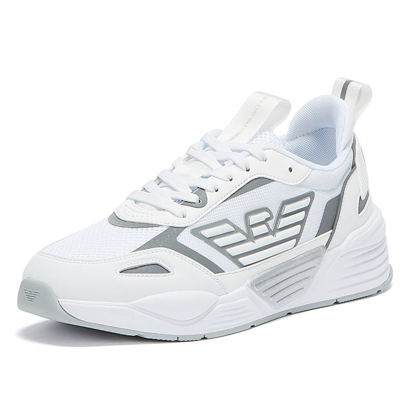 Emporio Armani EA7 Ace Runner Mens White / Silver Trainers