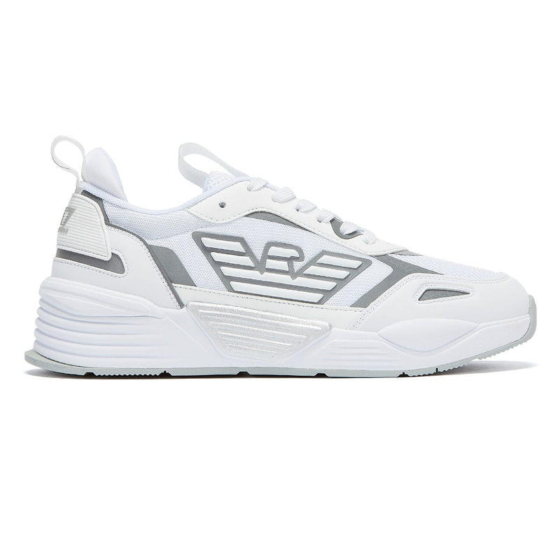 Emporio Armani EA7 Ace Runner Mens White / Silver Trainers