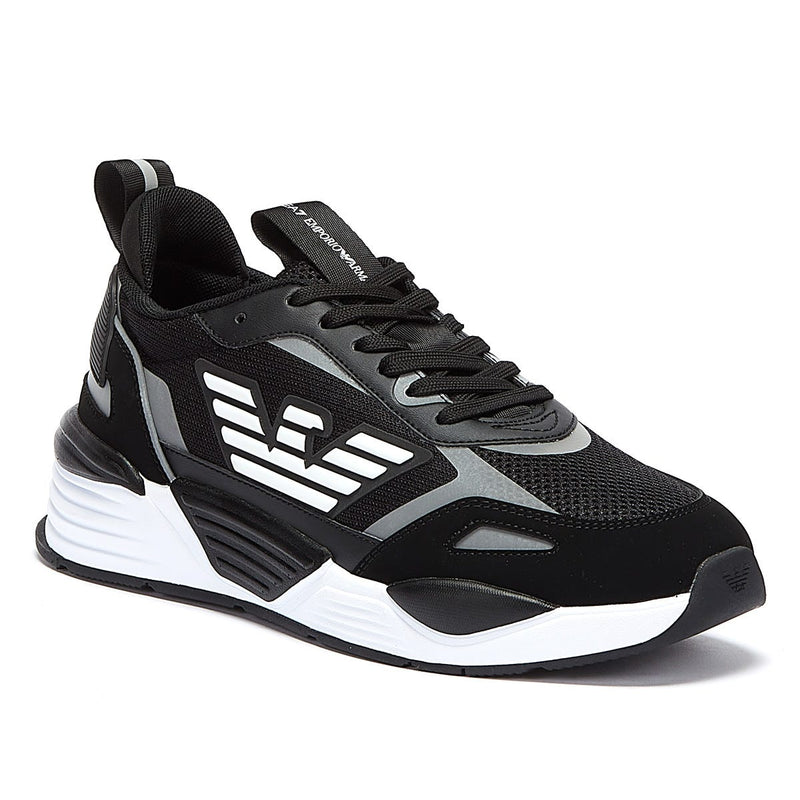 EA7 Ace Runner Mens Black / Silver Trainers