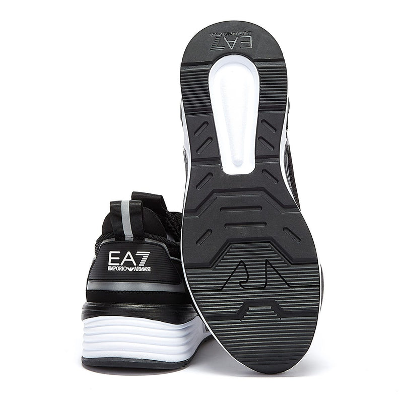 EA7 Ace Runner Mens Black / Silver Trainers