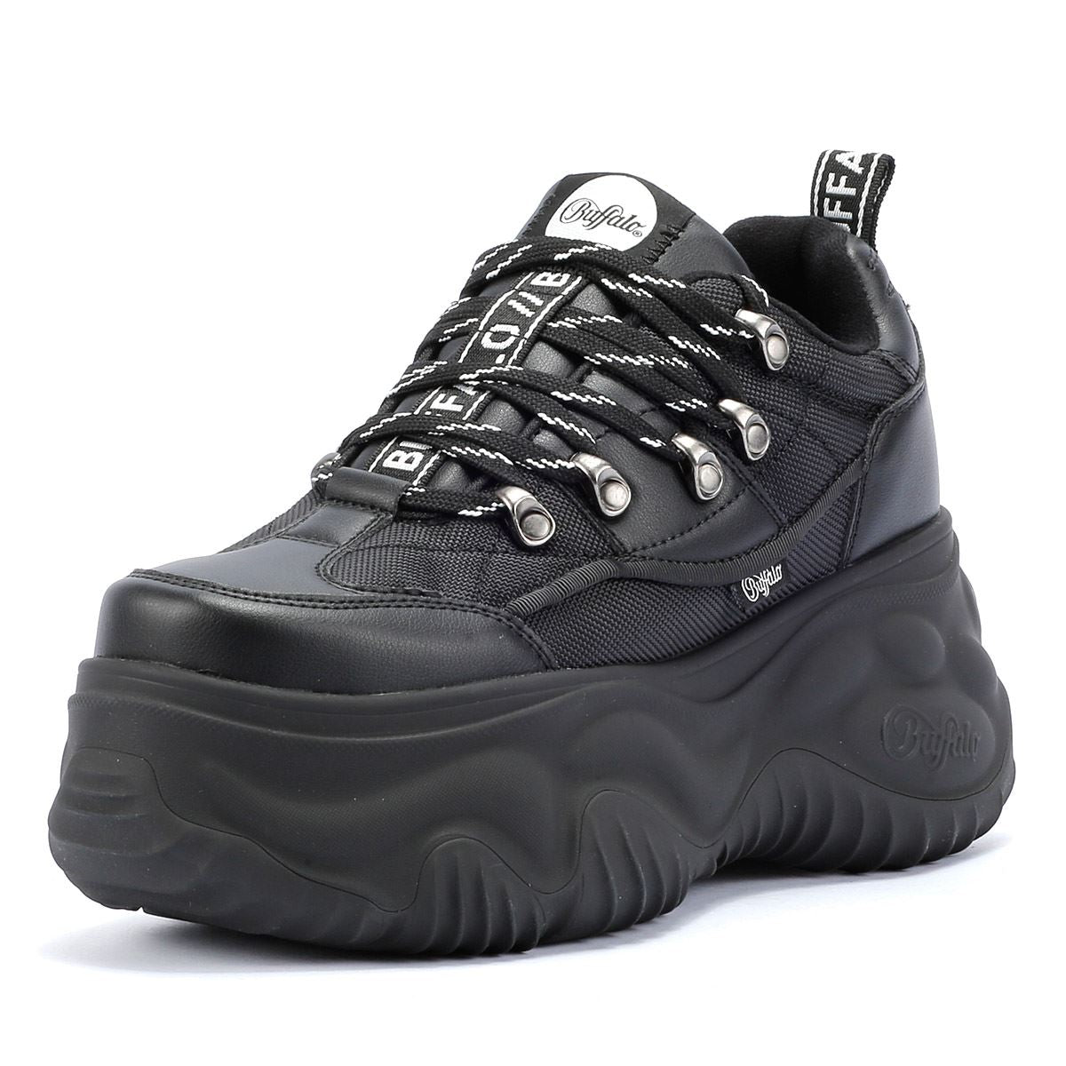 Buffalo Blade Hike Lo Baskets Noires Pour Femmes