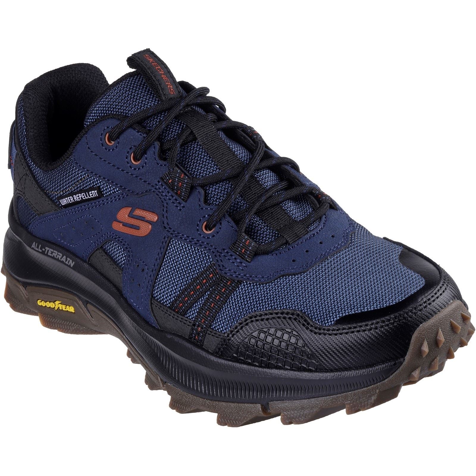 Skechers Equalizer 5.0 Trail Bottes De Randonnée En Cuir Pour Hommes, Bleu Marine/Noir
