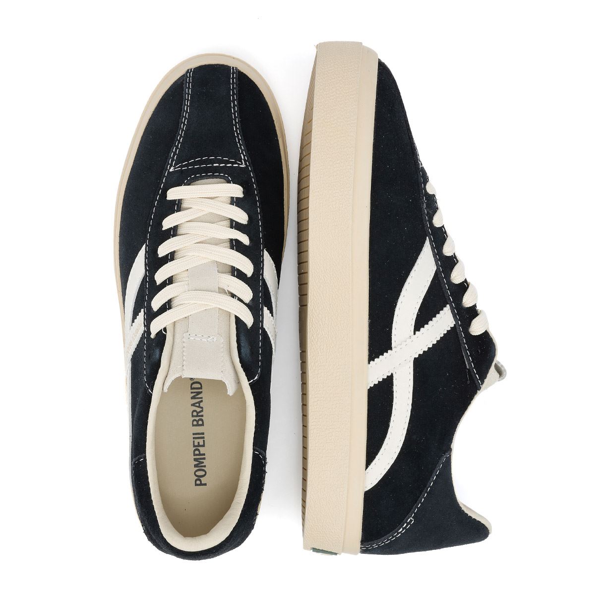 Pompeii Dart Baskets Pour Hommes En Daim Noir