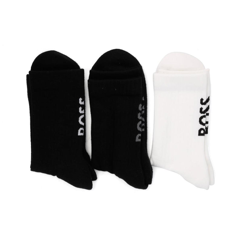Boss 3 Pack Logo EU 40 - 46 Chaussettes Hautes Pour Hommes