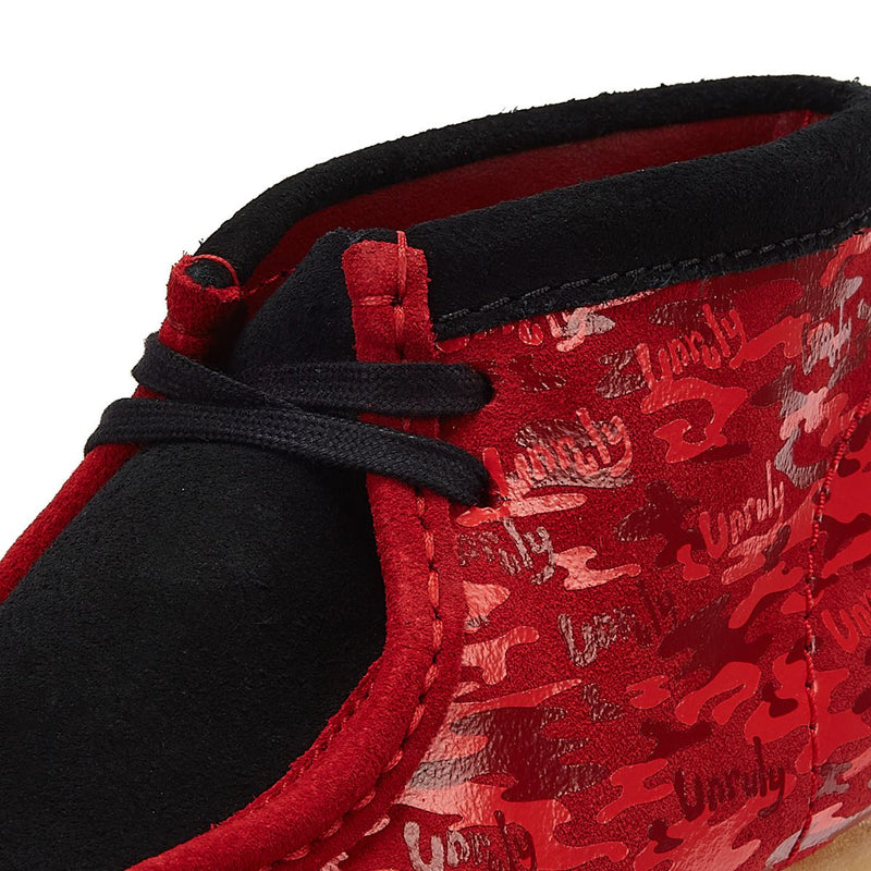 Clarks Popcaan X Bottes De Camouflage Rouge De Wallabee