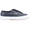 Superga 2750 Baskets En Cuir Bleu Marine Pour Femme