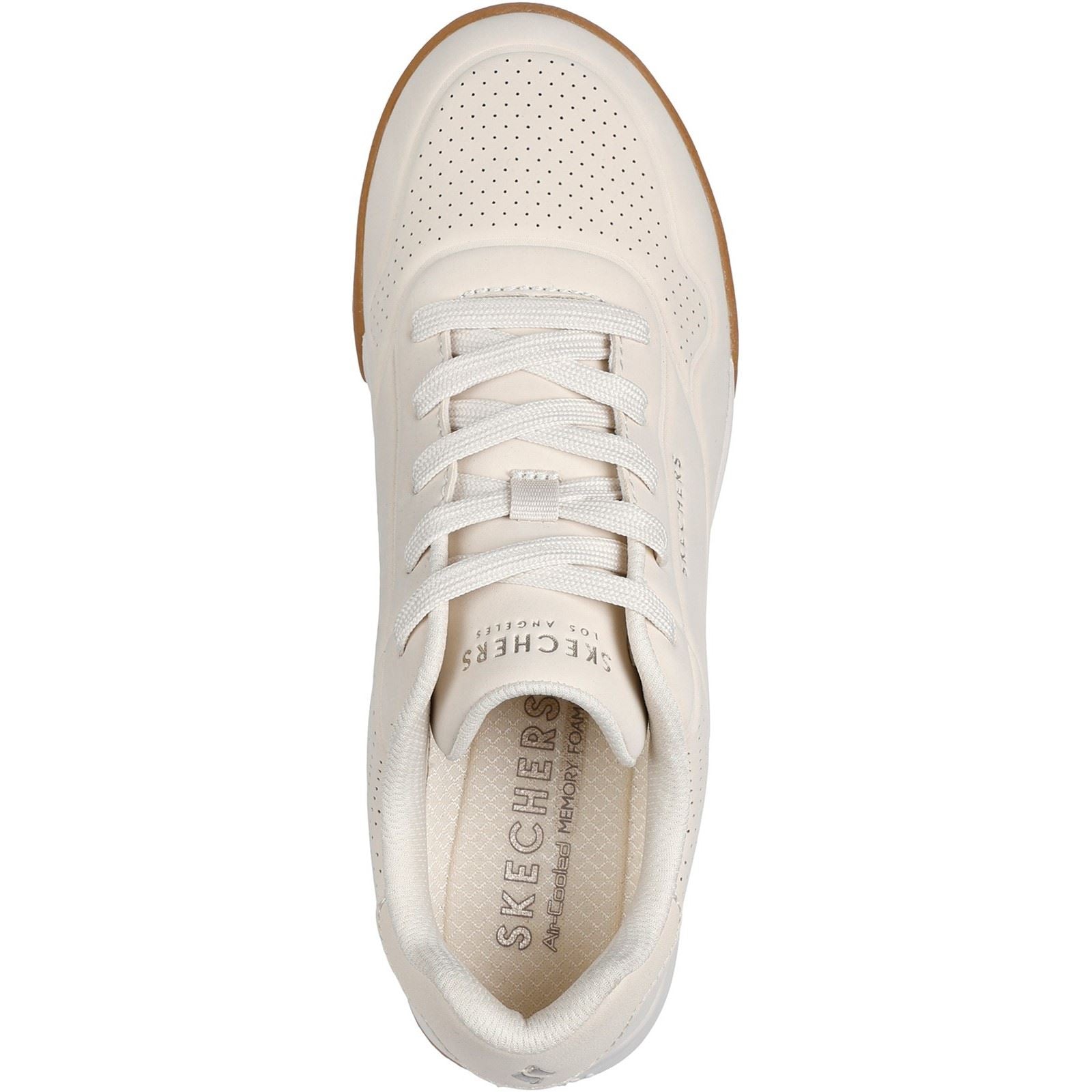 Skechers Zinger 2.0 The Arwen Baskets Pour Femmes En Synthétique Blanc Cassé