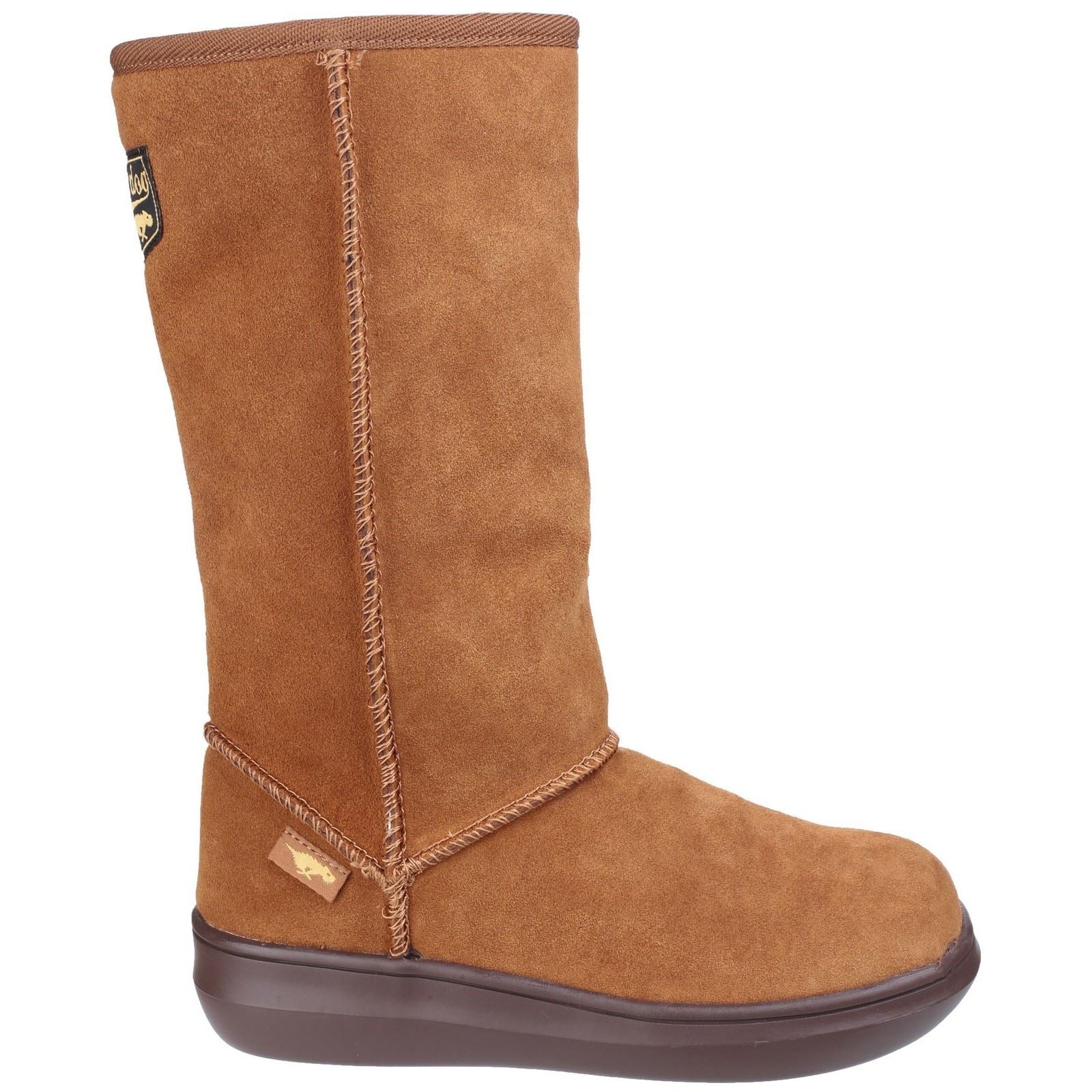 Rocket Dog Sugardaddy Bottes Pour Femmes En Daim Coloris Châtaigne.