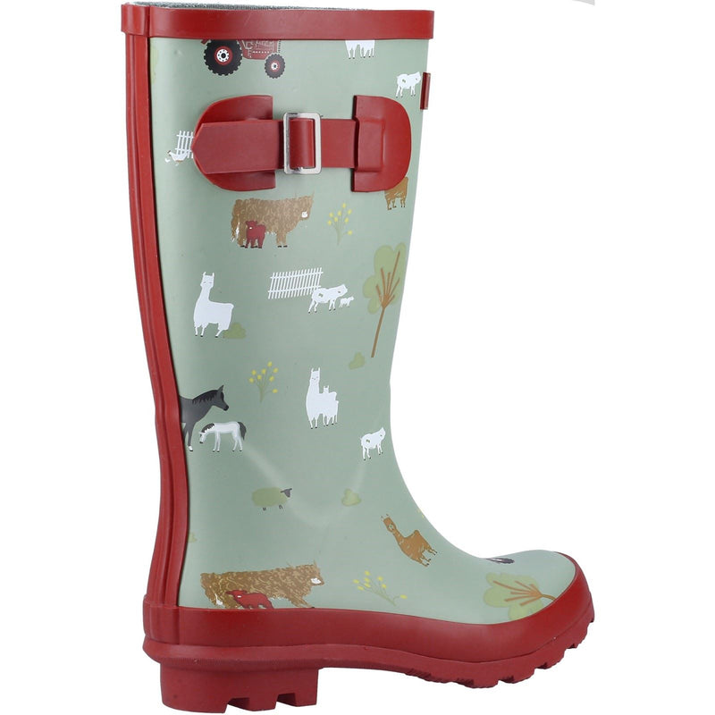 Cotswold Farmyard Junior Bottes En Caoutchouc De Ferme Wellington