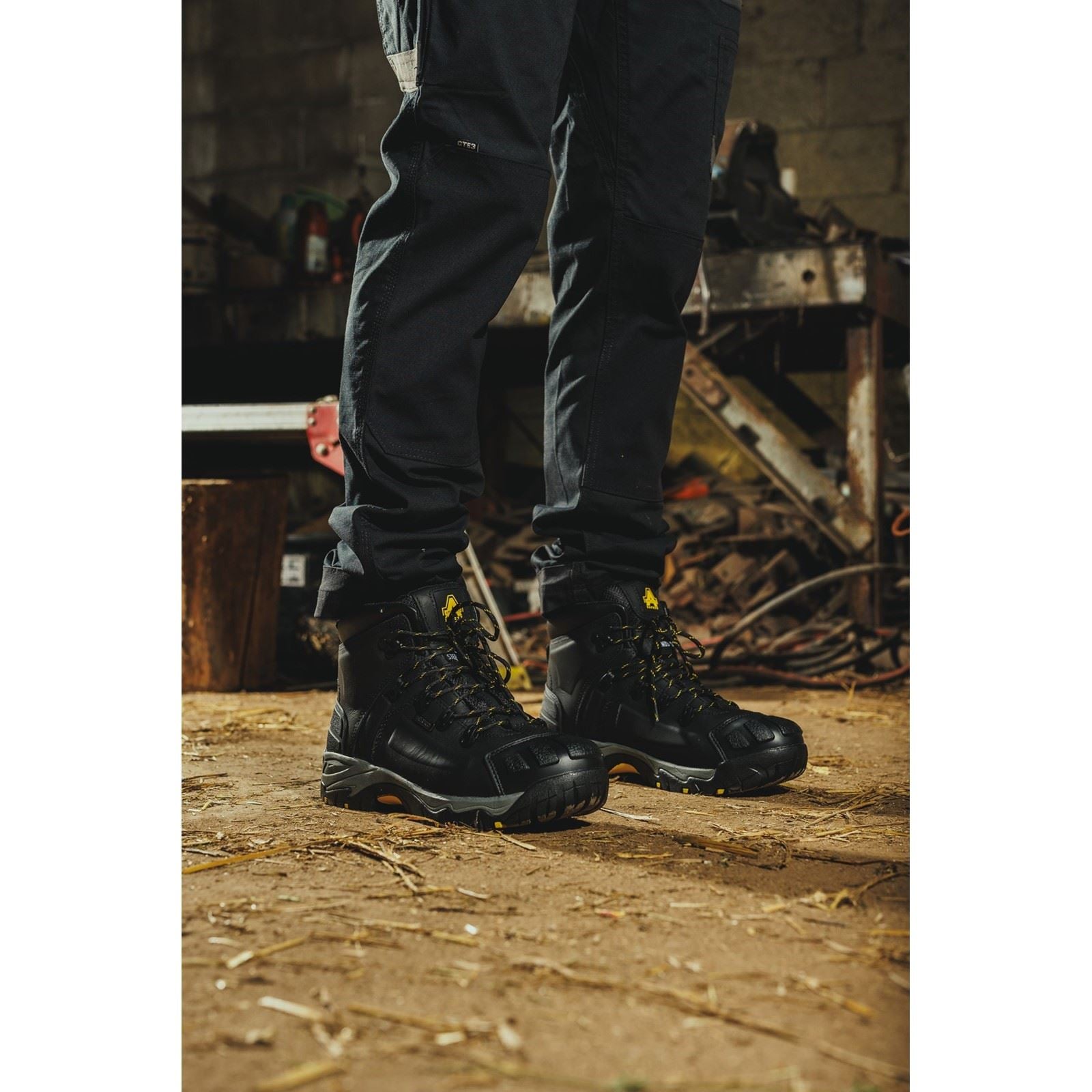 Amblers Safety Bottes De Sécurité En Cuir Noires Fs32
