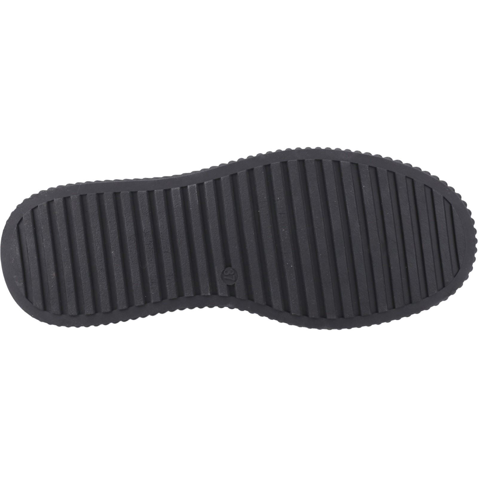 Hush Puppies Harlow Chaussures De Sport Pour Femmes En Cuir Noir/noir