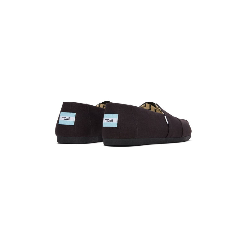 TOMS Alpargata Espadrilles Pour Hommes En Coton 100% Noir